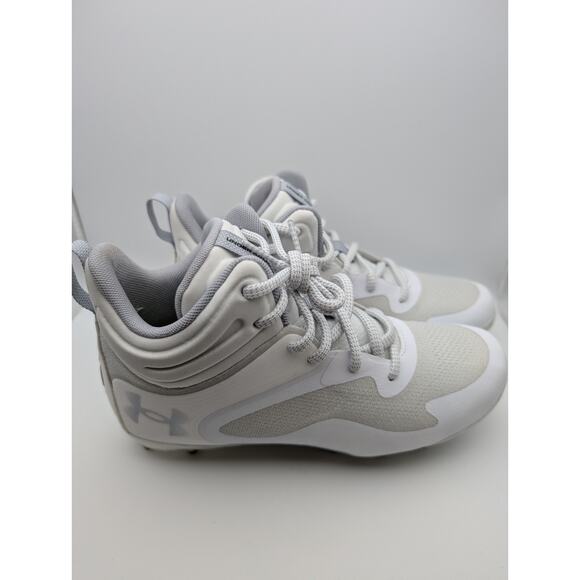 Under Armour Mens Size 6 Command Cleats White NWOB - Picture 1 of 8